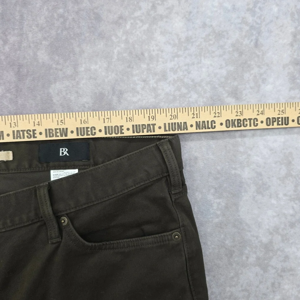Banana Republic Athletic Fit Pants Mens 38x32 Olive Stretch Chino Fits 40x32